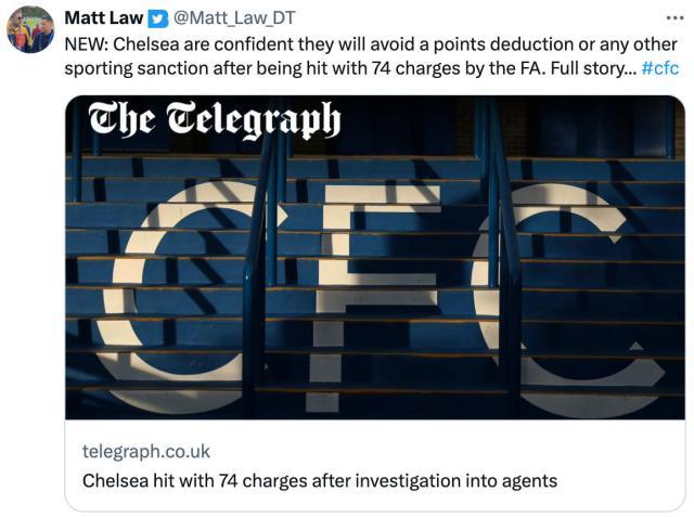 球天下官网-英足总74项指控是纸老虎？切尔西乐观罚钱了事